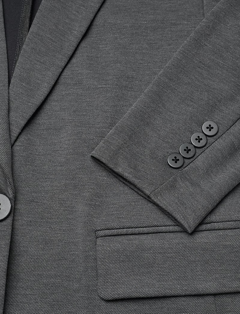 FREE/QUENT - FQNANNI-JA-FASHION-STRUC - einreihige blazer - dark grey melange - 3