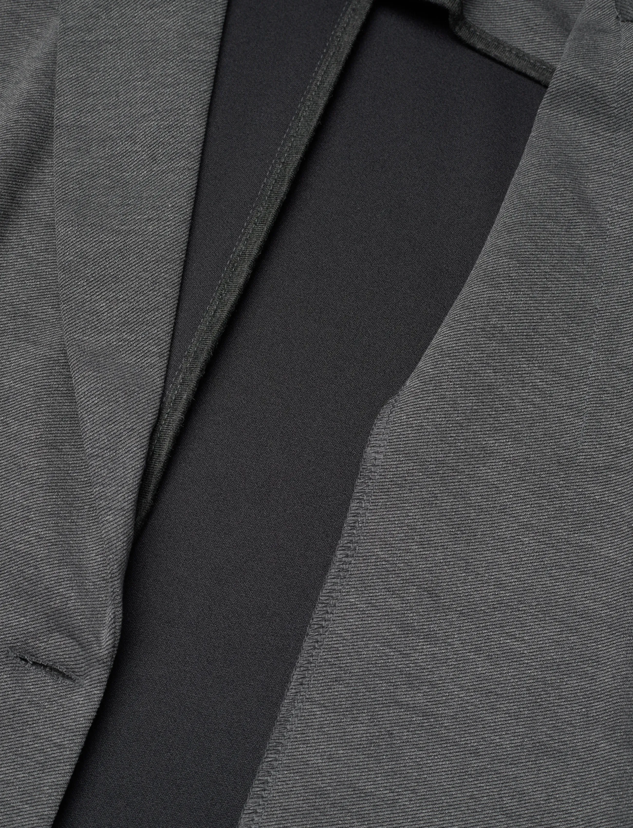 FREE/QUENT - FQNANNI-JA-FASHION-STRUC - einreihige blazer - dark grey melange - 4