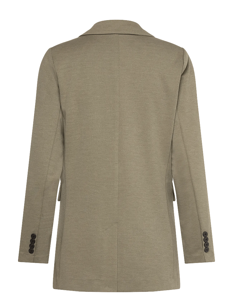 FREE/QUENT - FQNANNI-JA-FASHION-STRUC - einreihige blazer - deep lichen green mel. - 1