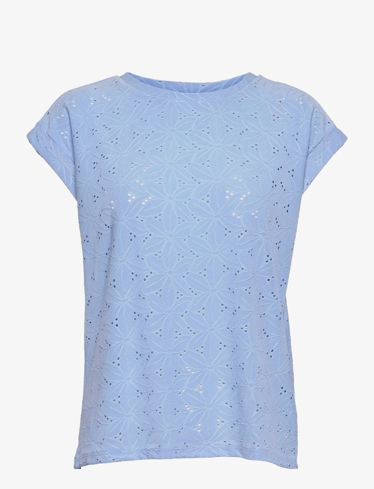 FREE/QUENT - FQBLOND-TEE-FLOWER - lowest prices - chambray blue - 0