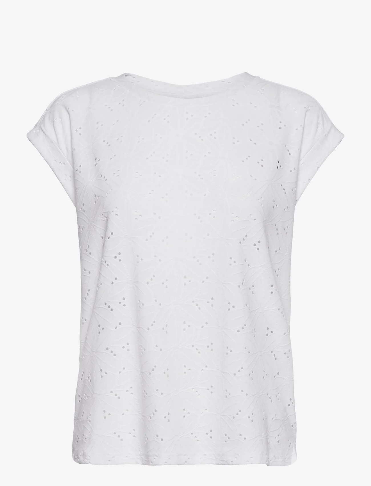 FREE/QUENT - FQBLOND-TEE-FLOWER - lowest prices - brilliant white - 0