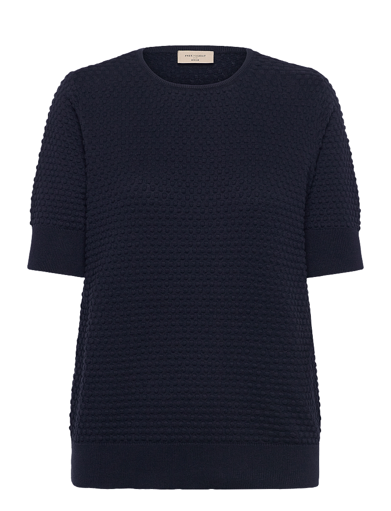 FREE/QUENT - Pullover - stickade tröjor - navy blazer - 0