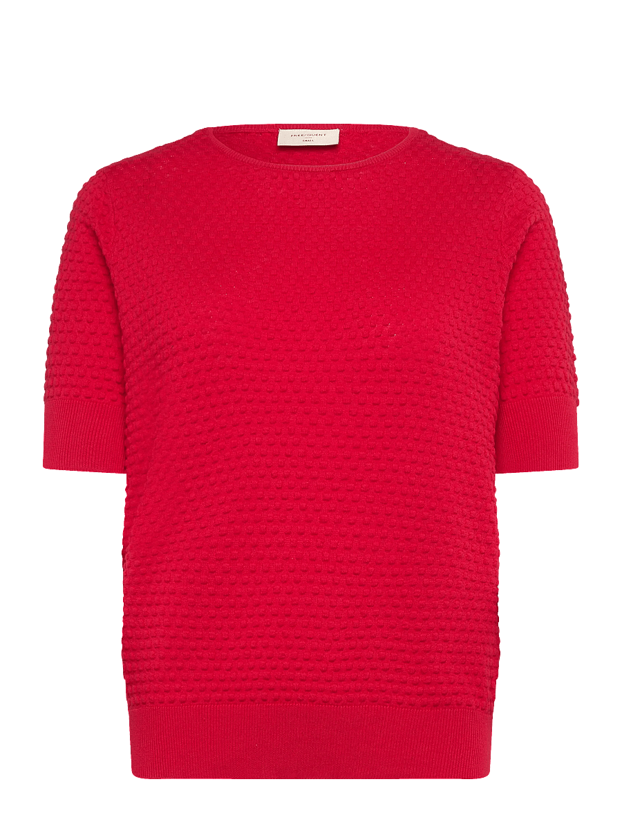 FREE/QUENT - FQDODO-PU-DOTTIE-SS - kampsunid - true red - 1