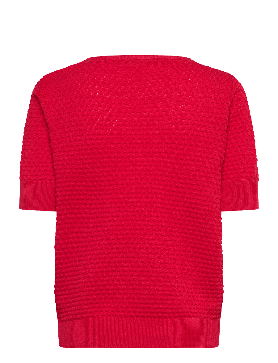 FREE/QUENT - FQDODO-PU-DOTTIE-SS - kampsunid - true red - 2