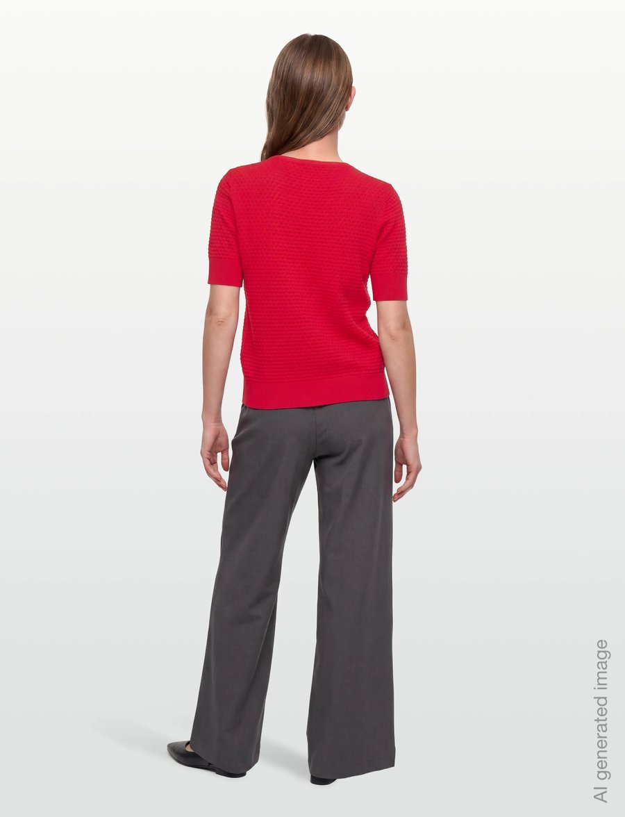 FREE/QUENT - FQDODO-PU-DOTTIE-SS - kampsunid - true red - 4