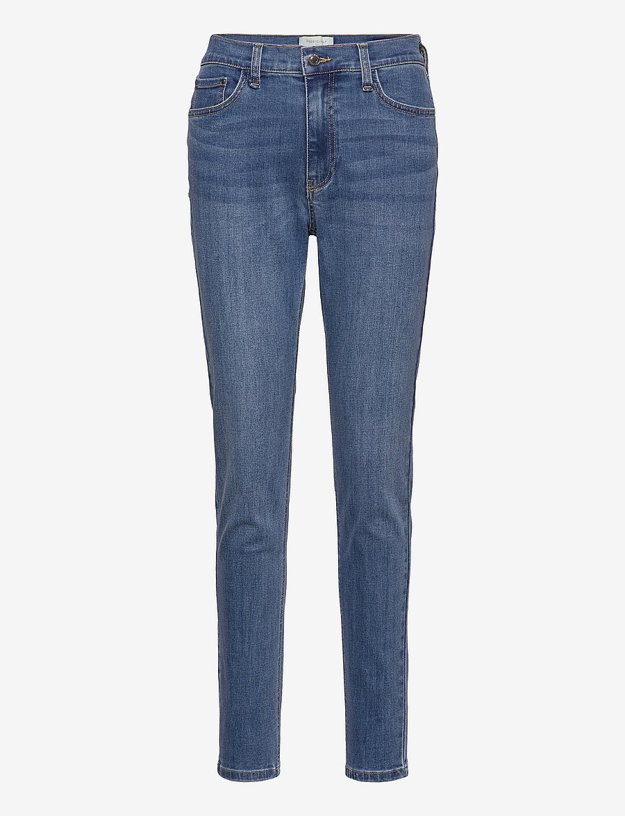 FREE/QUENT - FQHARLOW-JE - slim-fit-jeans - vintage blue denim - 0