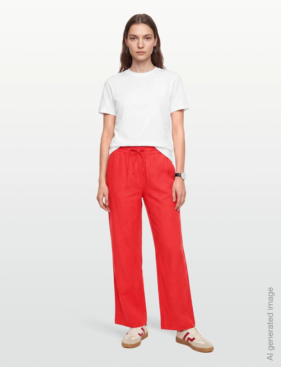 FREE/QUENT - FQLAVA-PANTS - linnebyxor - bittersweet - 0