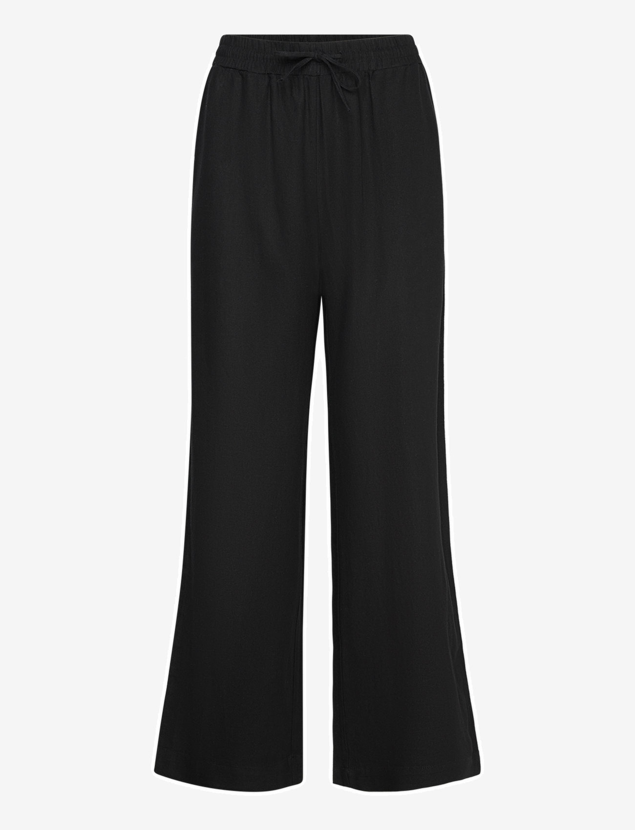 FREE/QUENT - FQLAVA-PANTS - leinenhosen - black - 1