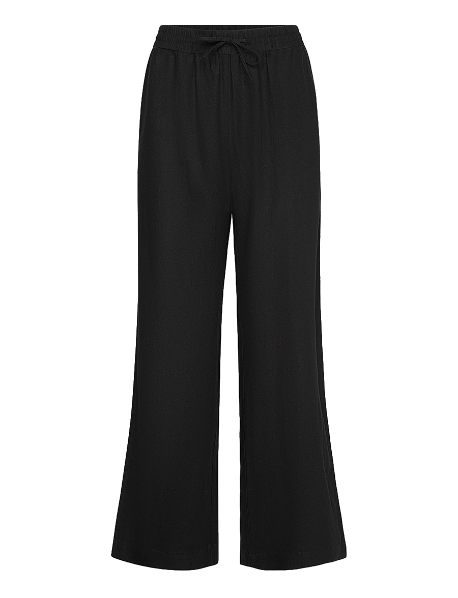 FREE/QUENT - FQLAVA-PANTS - linnebyxor - black - 1