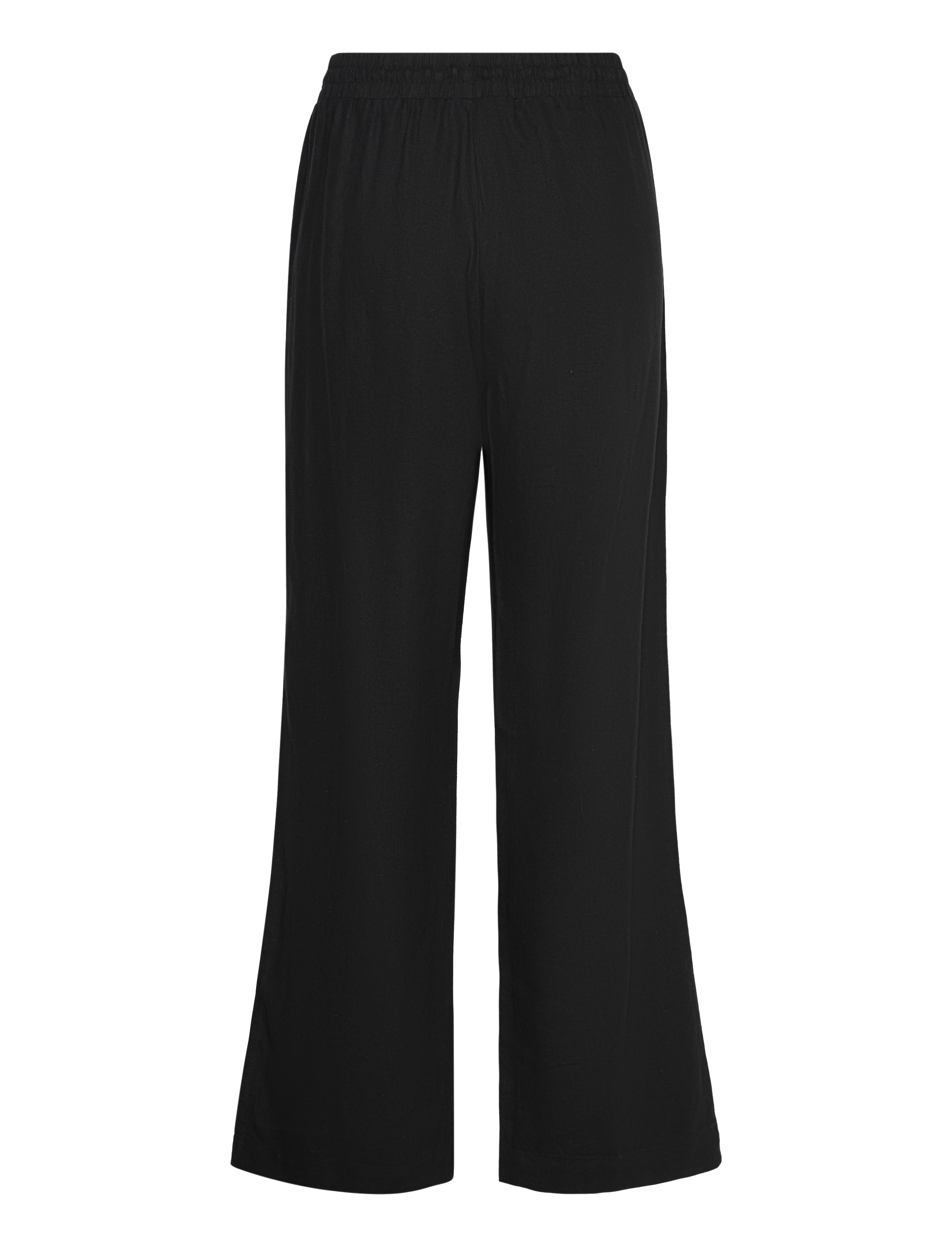 FREE/QUENT - FQLAVA-PANTS - linnebyxor - black - 2
