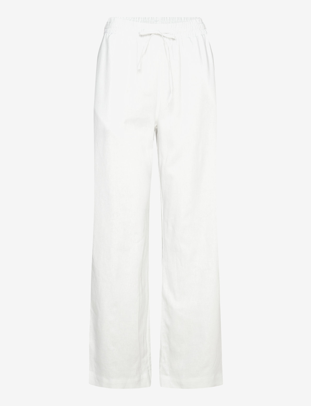 FREE/QUENT - FQLAVA-PANTS - linen trousers - brilliant white - 1