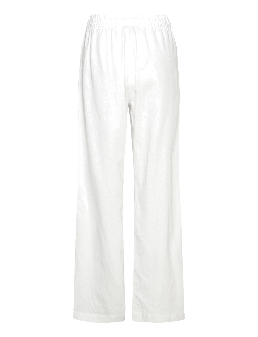FREE/QUENT - FQLAVA-PANTS - linnebyxor - brilliant white - 2