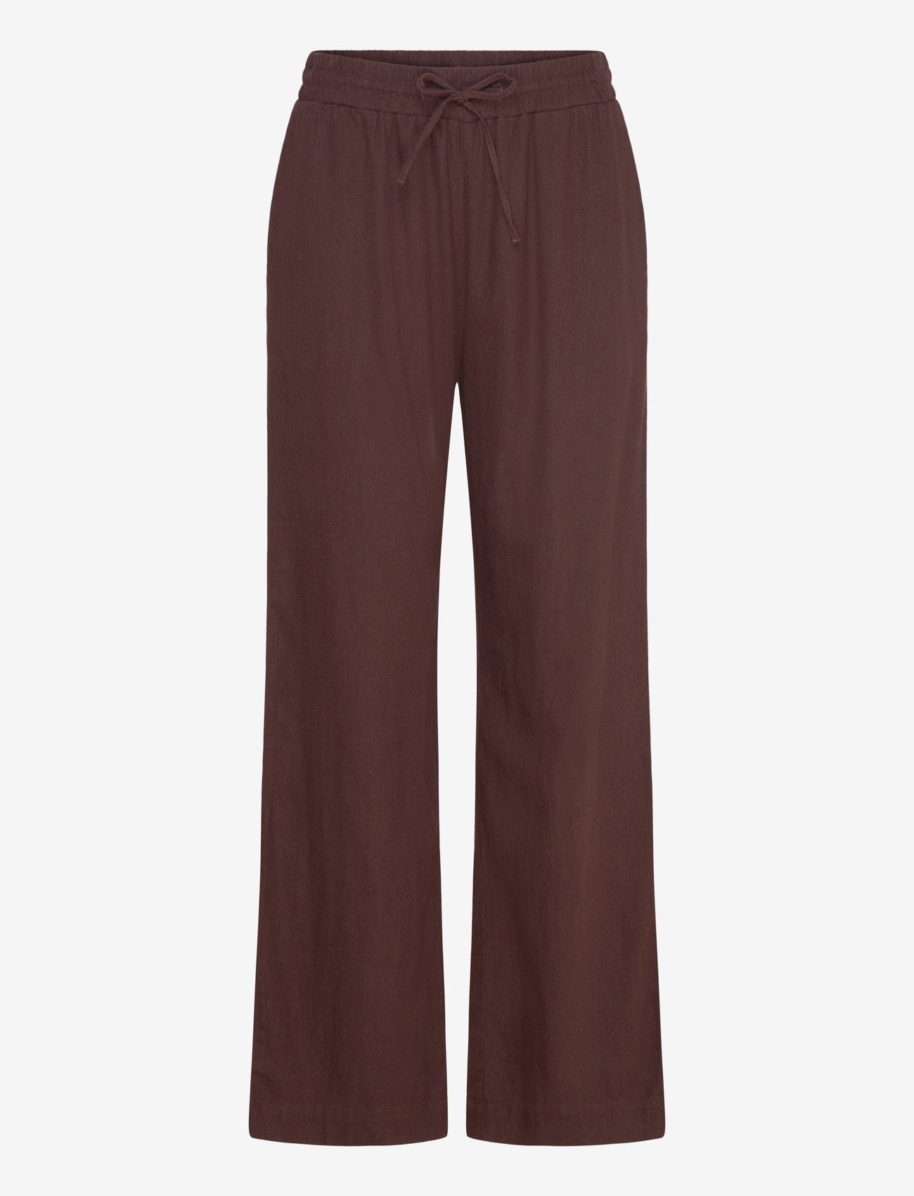 FREE/QUENT - FQLAVA-PANTS - leinenhosen - coffee bean - 1