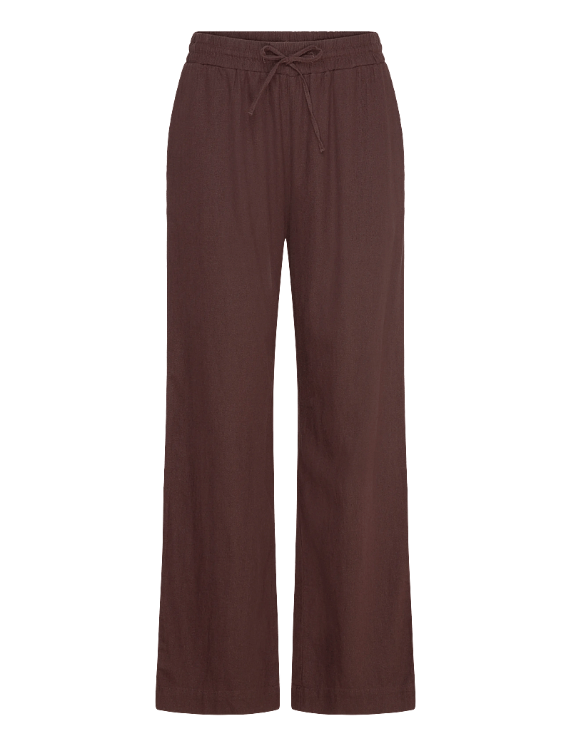 FREE/QUENT - FQLAVA-PANTS - hørbukser - coffee bean - 1