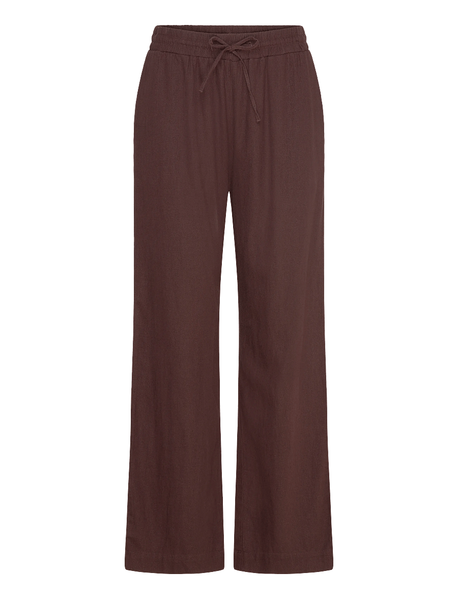 FREE/QUENT - FQLAVA-PANTS - linnebyxor - coffee bean - 1