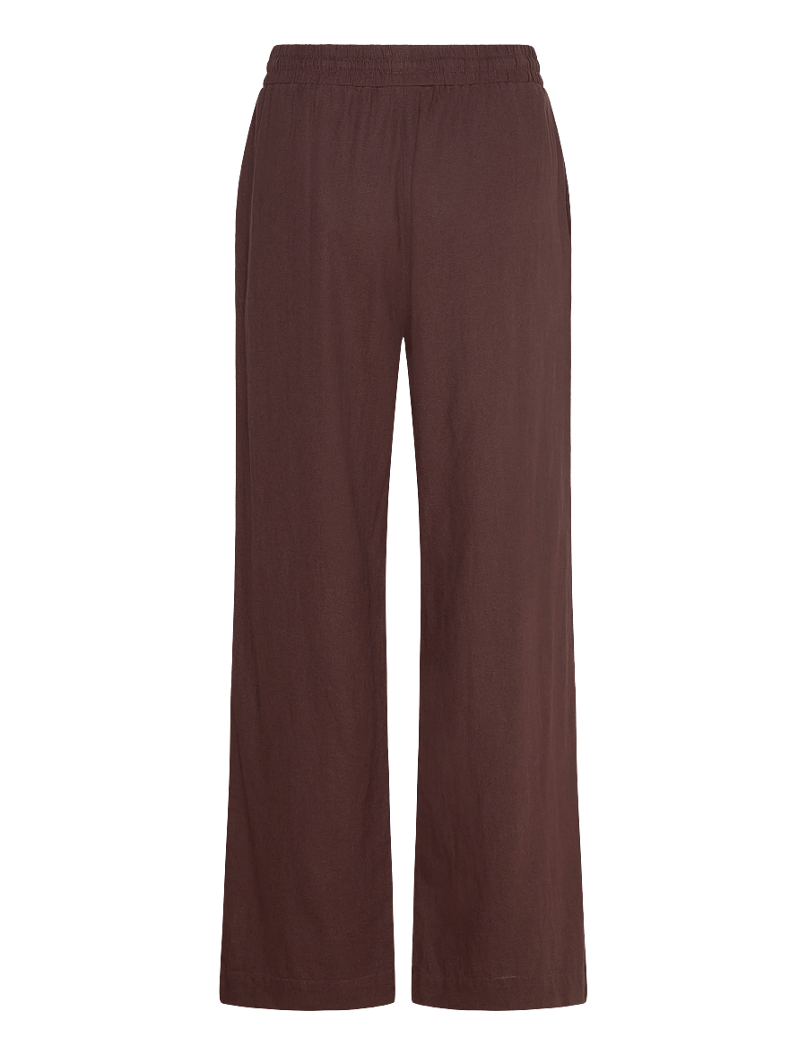 FREE/QUENT - FQLAVA-PANTS - linnebyxor - coffee bean - 2