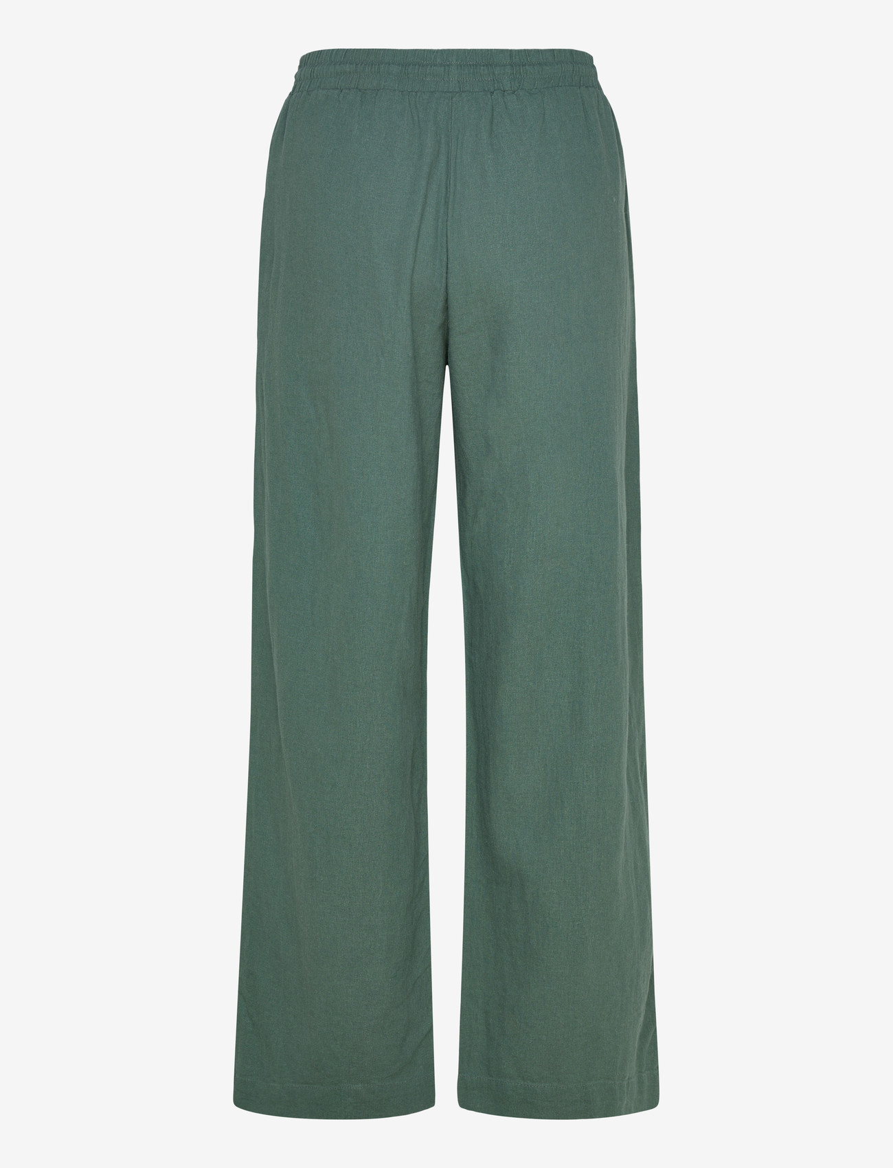 FREE/QUENT - FQLAVA-PANTS - hørbukser - dark forest - 2