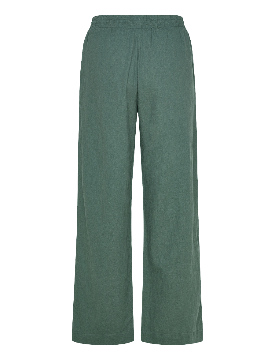 FREE/QUENT - FQLAVA-PANTS - linnebyxor - dark forest - 2