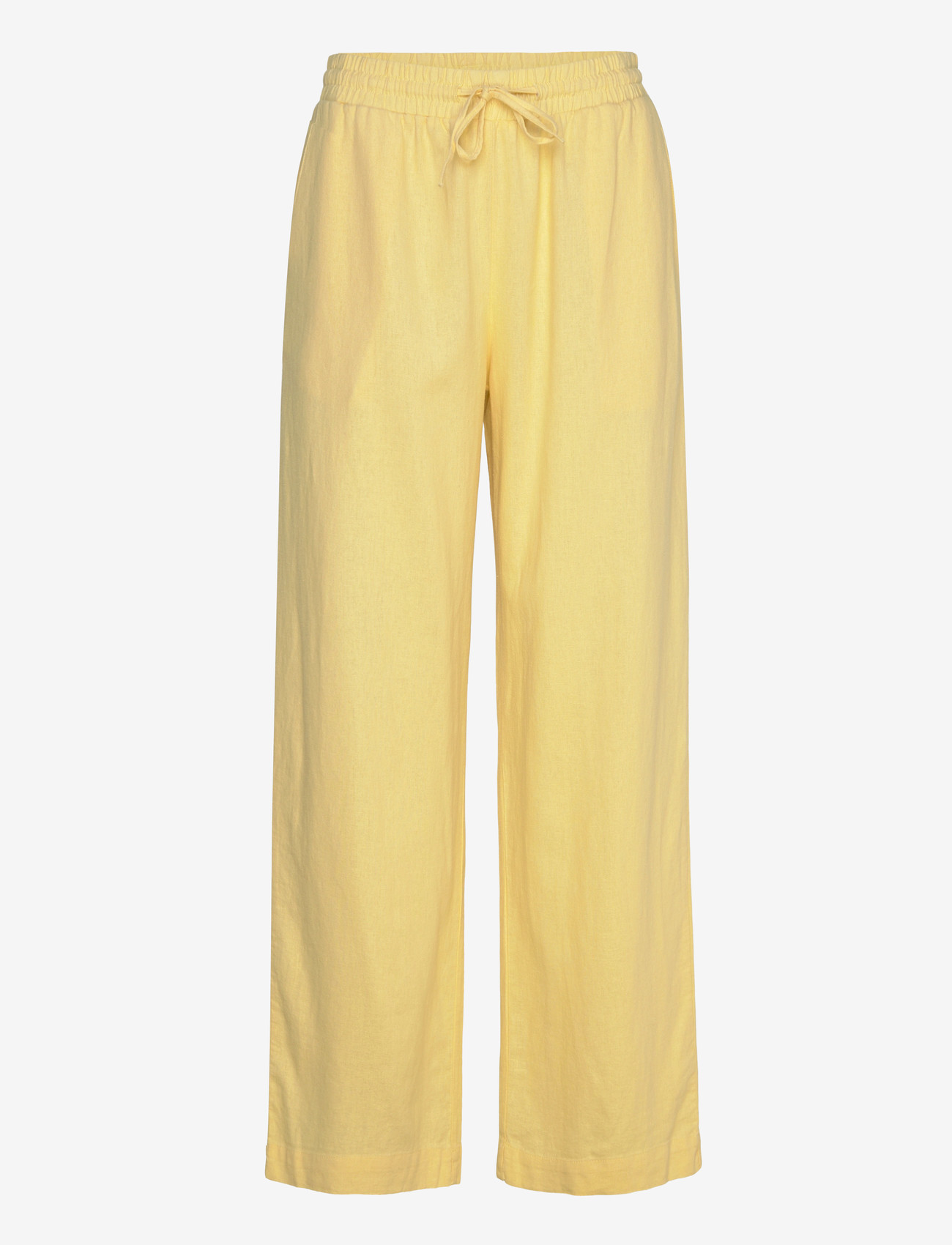 FREE/QUENT - FQLAVA-PANTS - spodnie lniane - golden haze - 1