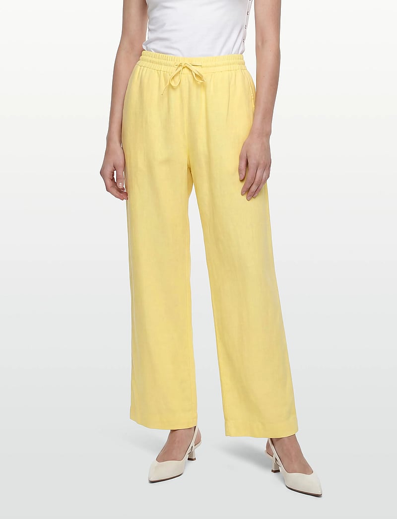 FREE/QUENT - FQLAVA-PANTS - hørbukser - golden haze - 3