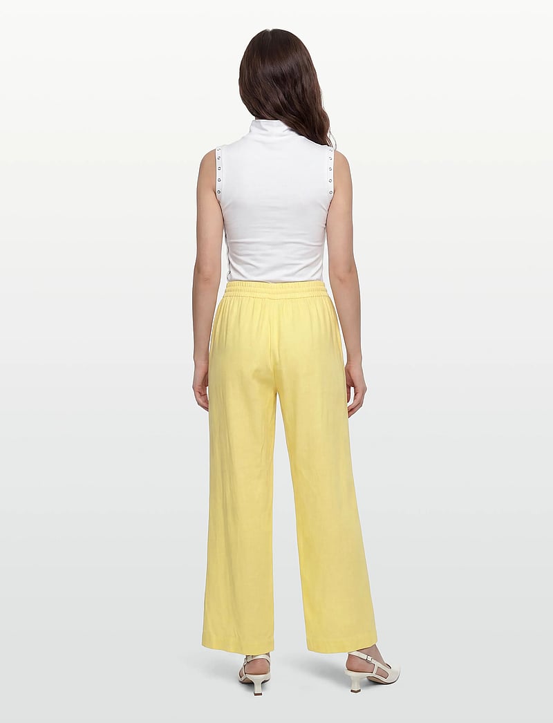 FREE/QUENT - FQLAVA-PANTS - hørbukser - golden haze - 4