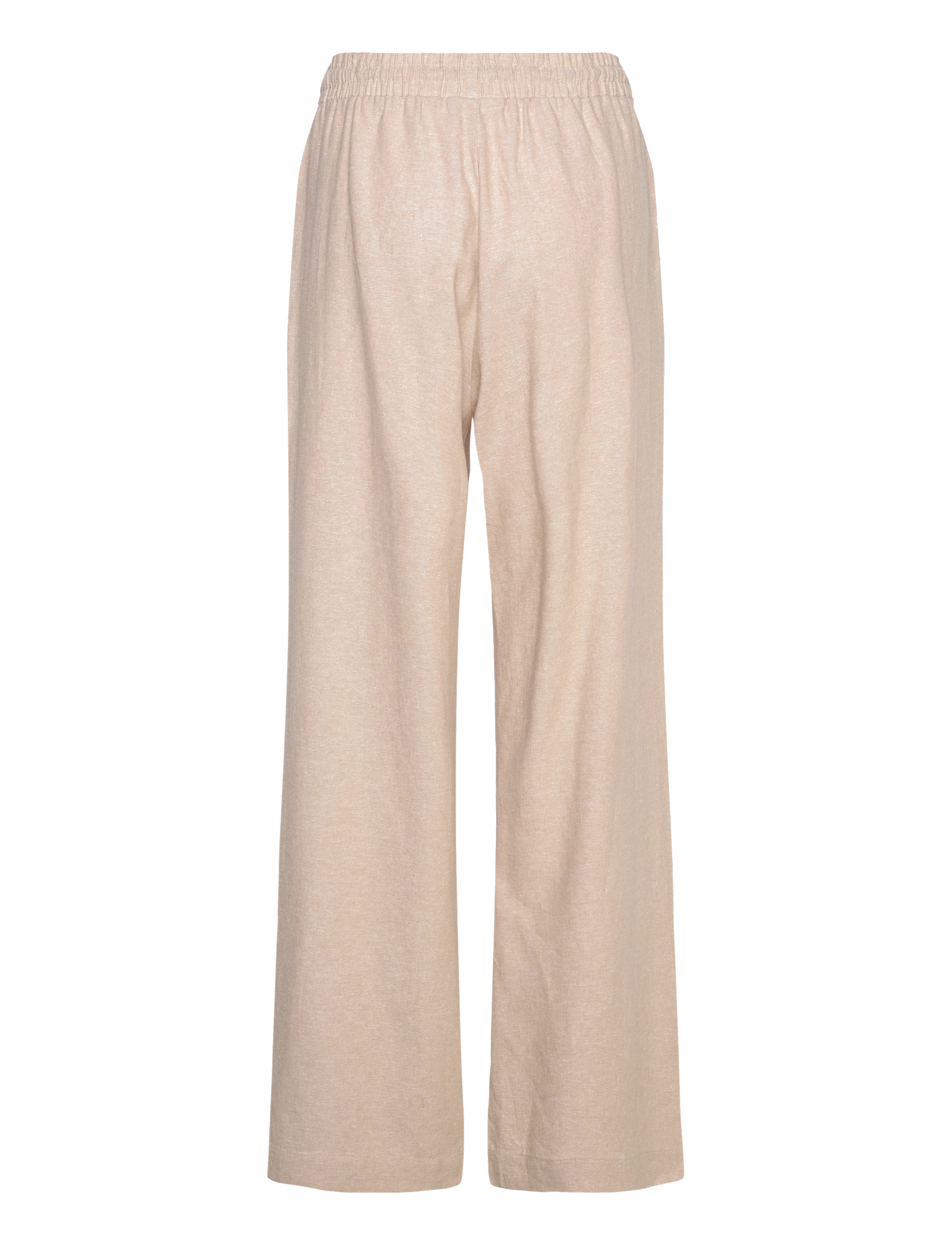 FREE/QUENT - FQLAVA-PANTS - linnebyxor - sand melange - 2