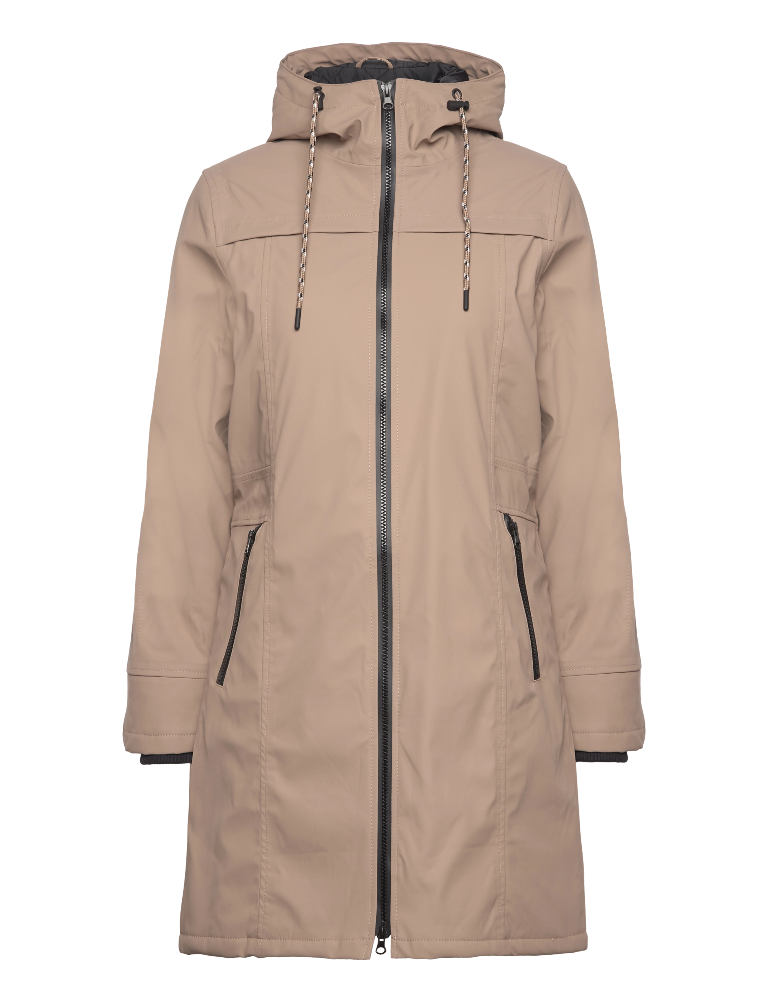 FREE/QUENT FQRAIN-JACKET - Vihmariided - DESERT TAUPE / brown