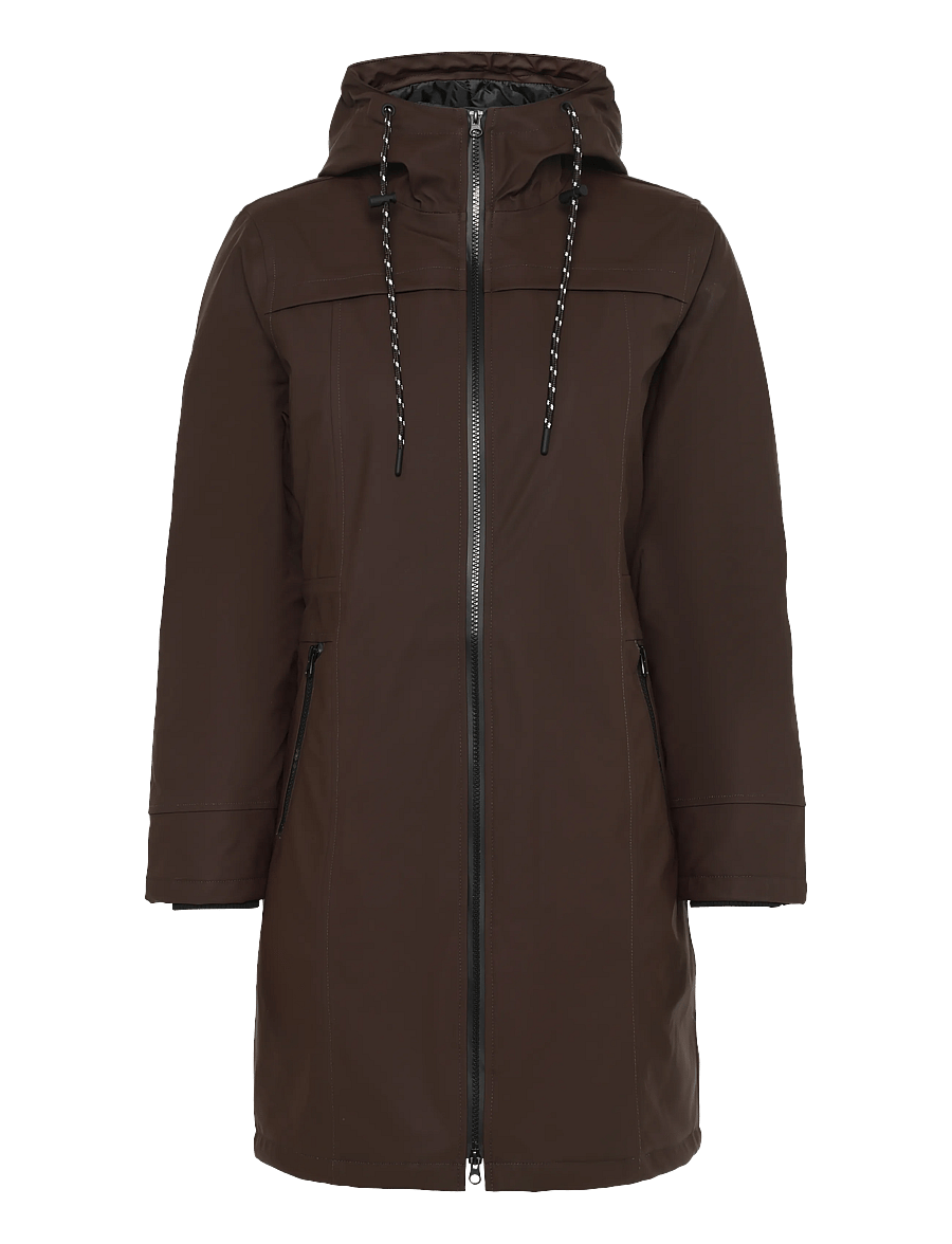 FREE/QUENT - FQRAIN-JACKET - regenmäntel - mole - 0
