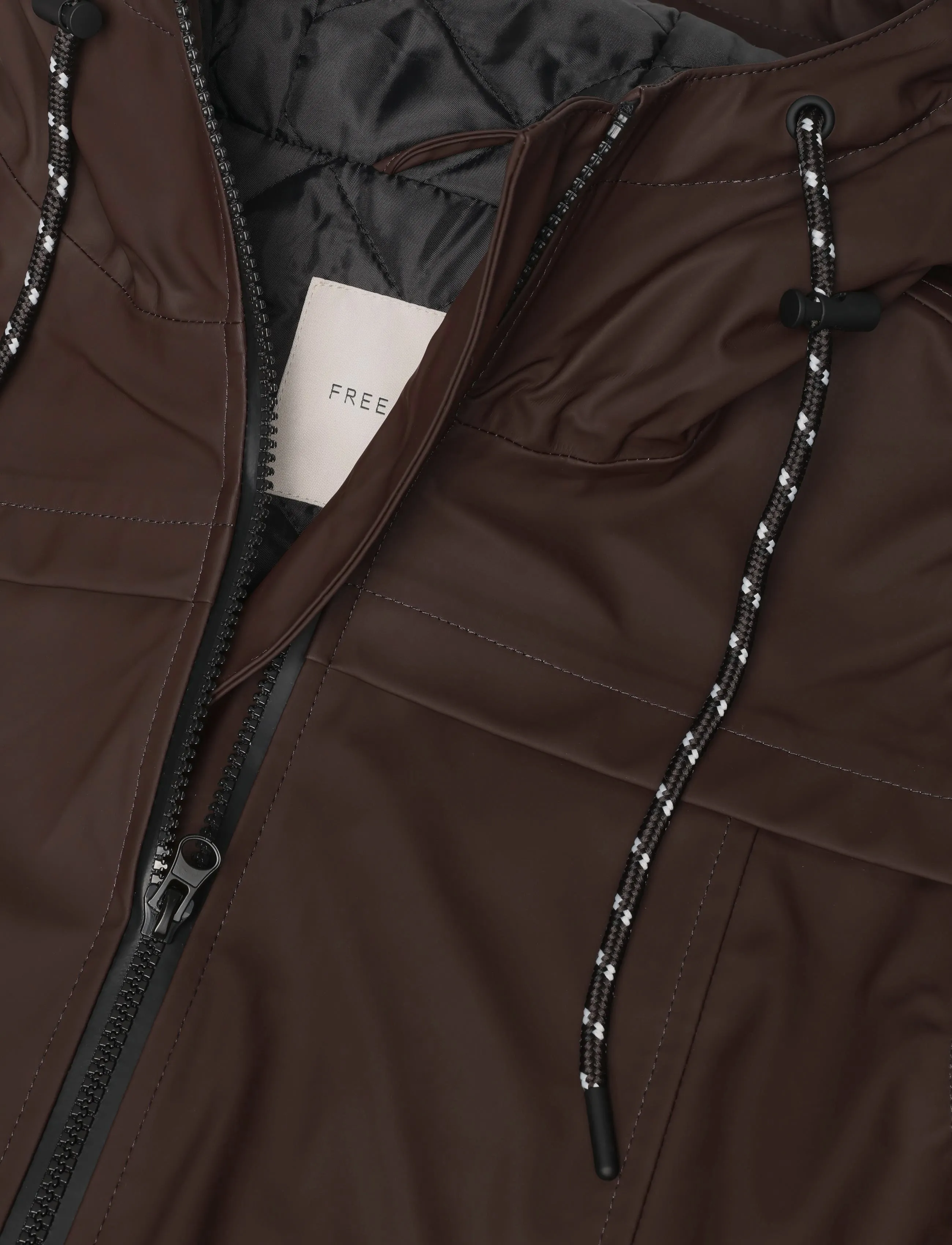FREE/QUENT - FQRAIN-JACKET - regenmäntel - mole - 2