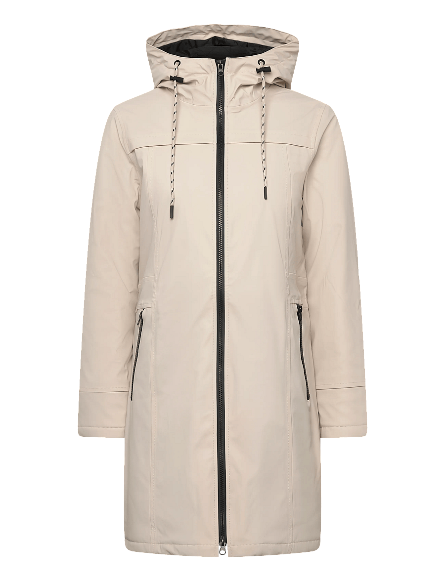 FREE/QUENT - FQRAIN-JACKET - vihmamantlid - moonbeam - 0