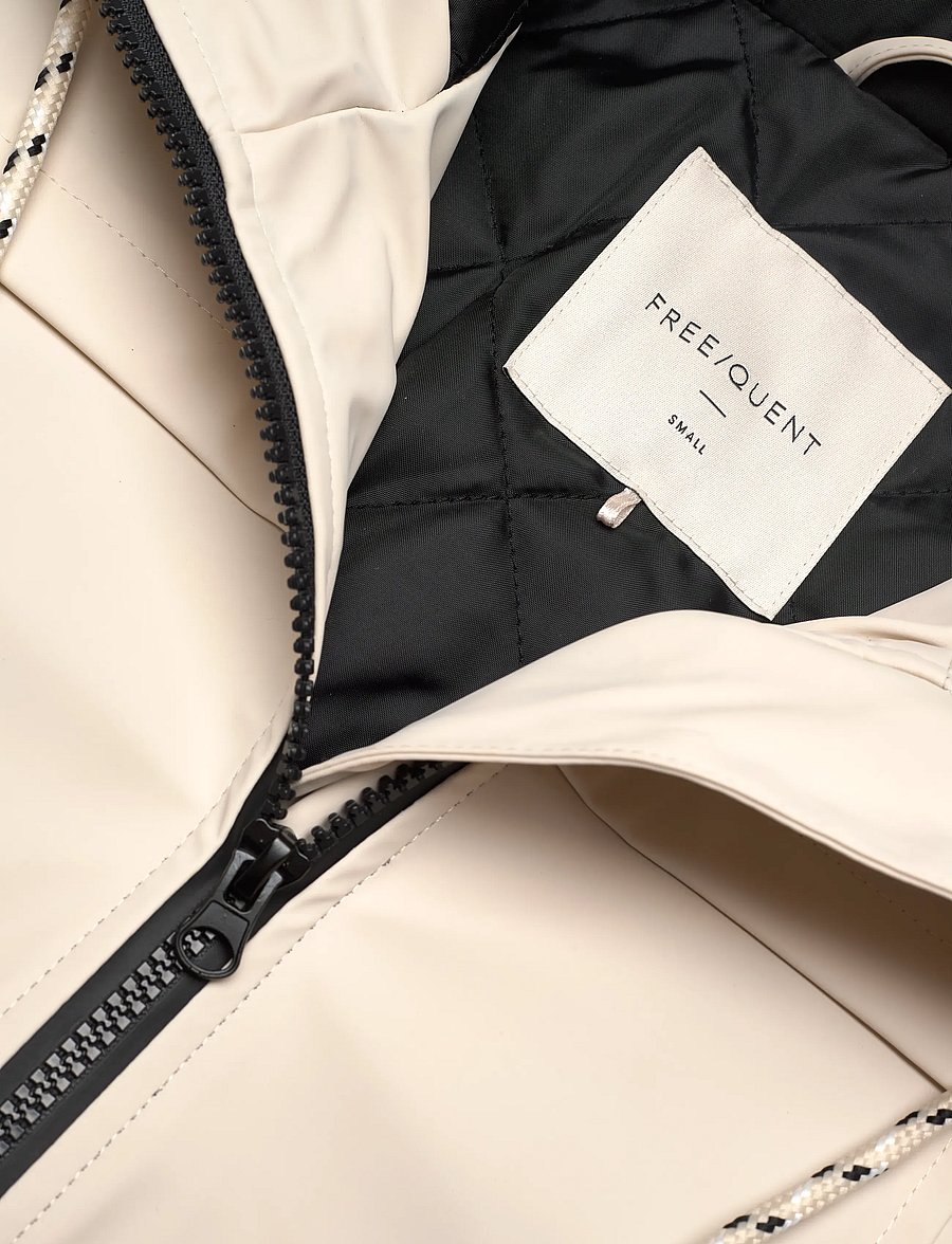 FREE/QUENT - FQRAIN-JACKET - vihmamantlid - moonbeam - 2