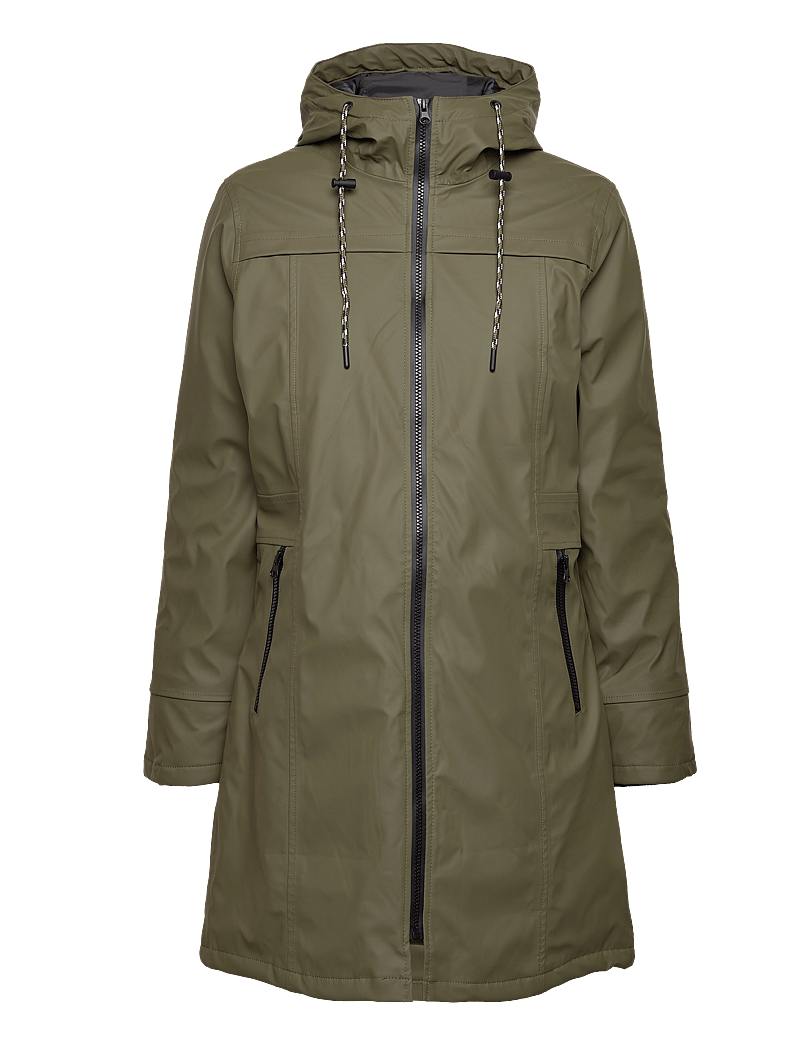 FREE/QUENT - FQRAIN-JACKET - regenmäntel - olive night - 1