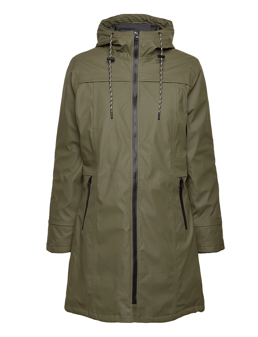 FREE/QUENT - FQRAIN-JACKET - regnjackor - olive night - 1