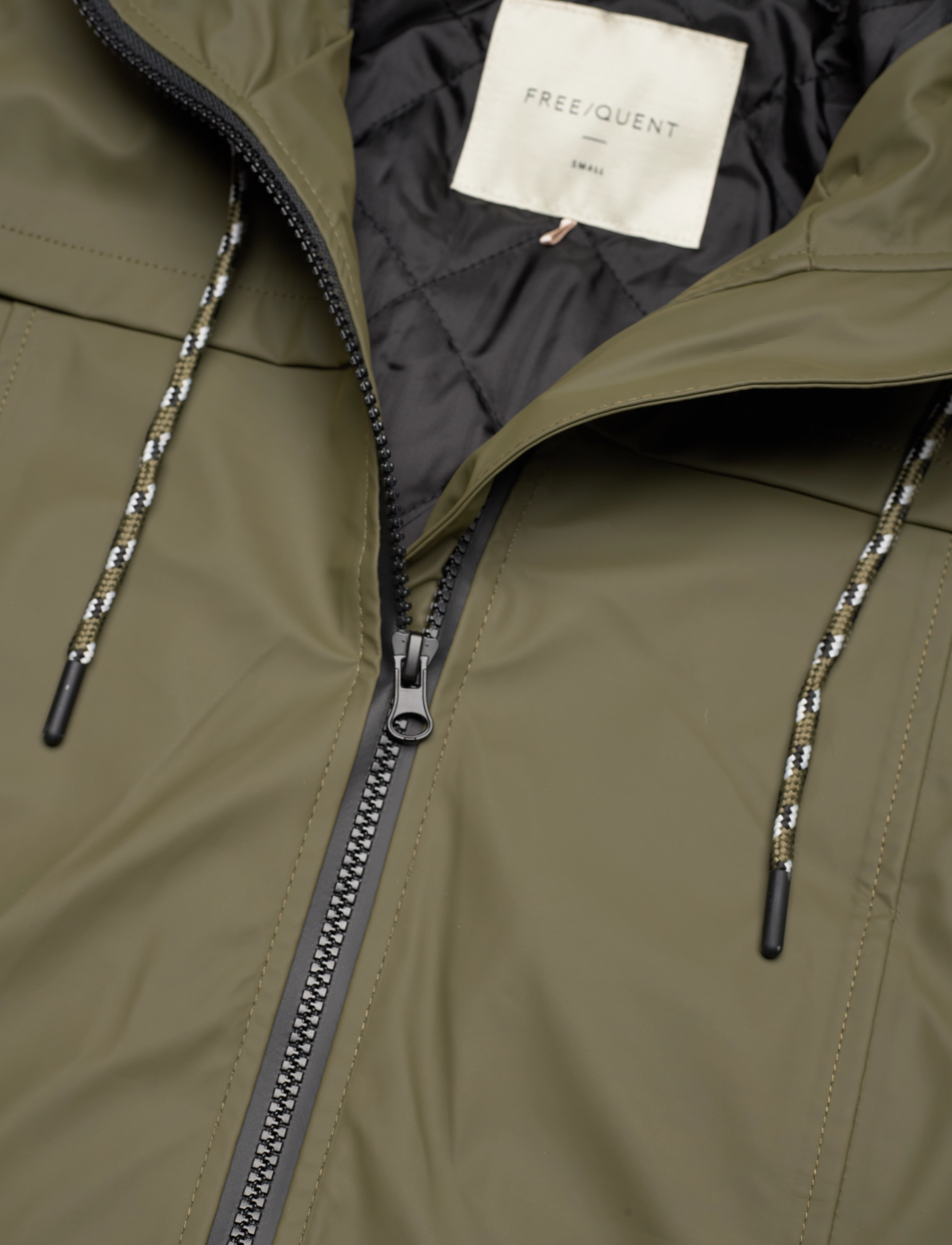FREE/QUENT - FQRAIN-JACKET - overtøj - olive night - 3