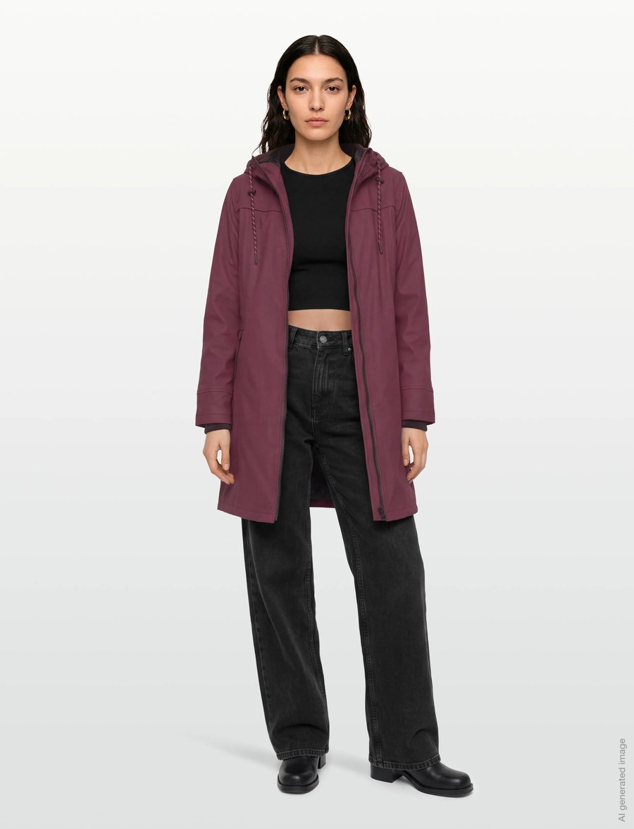FREE/QUENT - FQRAIN-JACKET - regenmäntel - port royale - 0