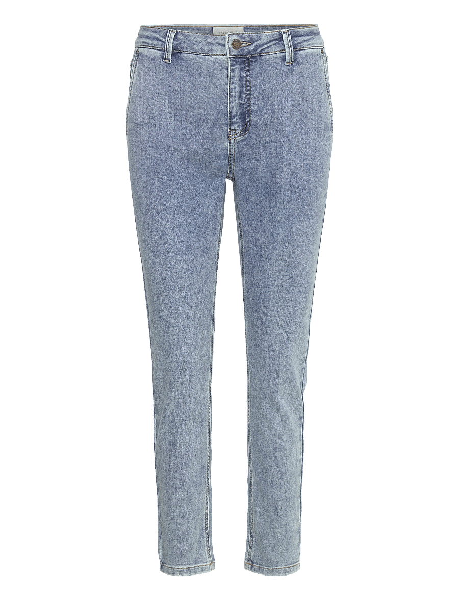 FREE/QUENT - FQJANE-PANTS - slim jeans - light blue denim - 1
