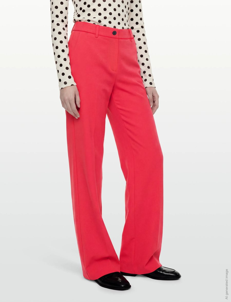 FREE/QUENT - FQNANNI-PANTS - hosen mit weitem bein - bittersweet - 3