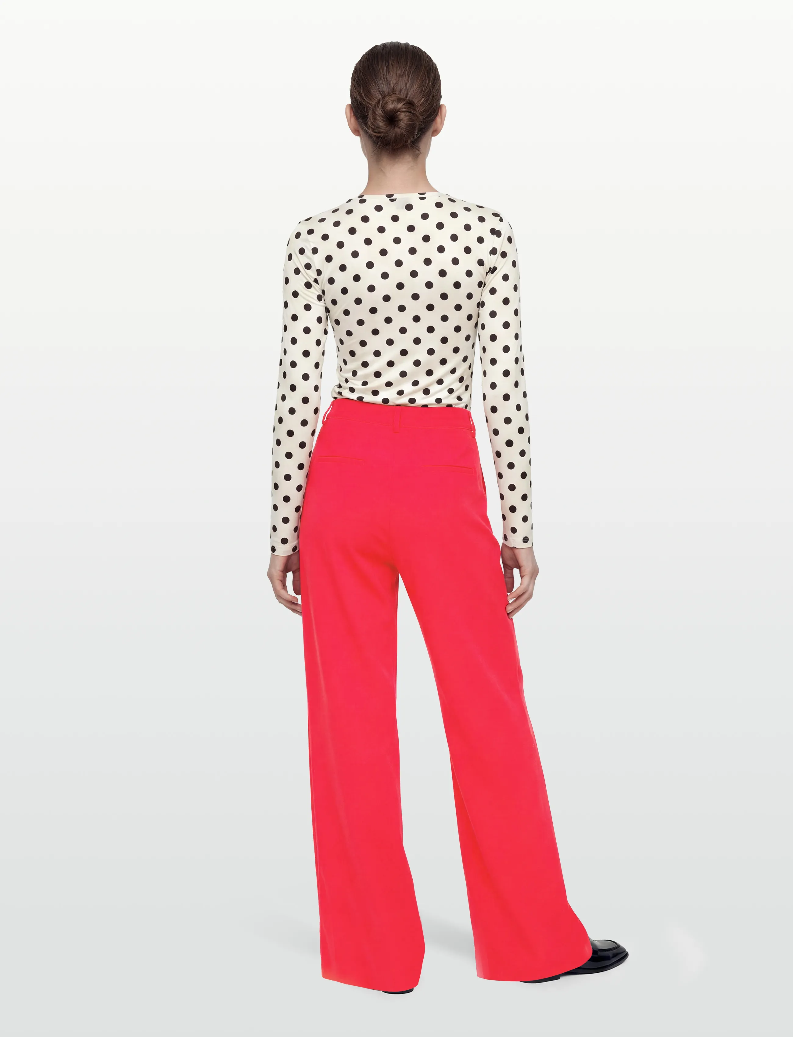 FREE/QUENT - FQNANNI-PANTS - hosen mit weitem bein - bittersweet - 4