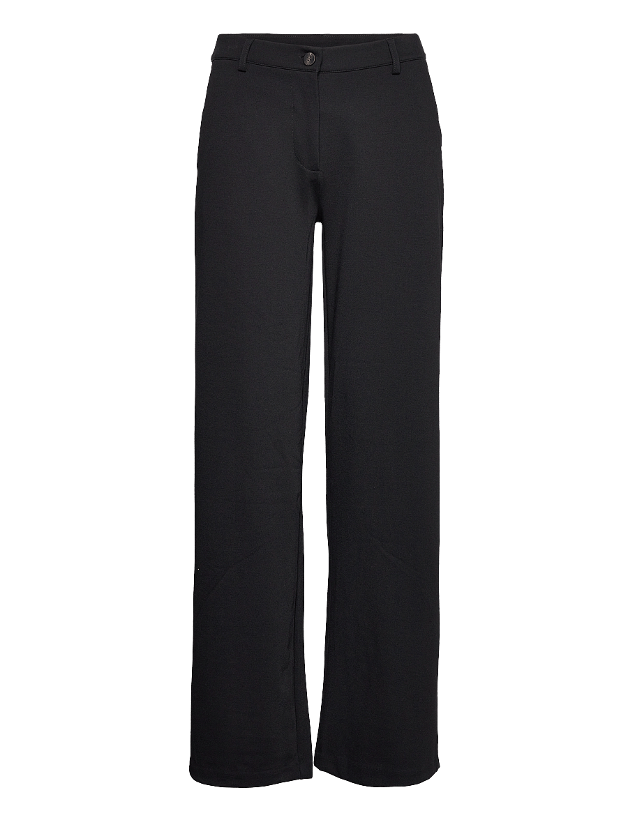 FREE/QUENT - FQNANNI-PANTS - hosen mit weitem bein - black - 1