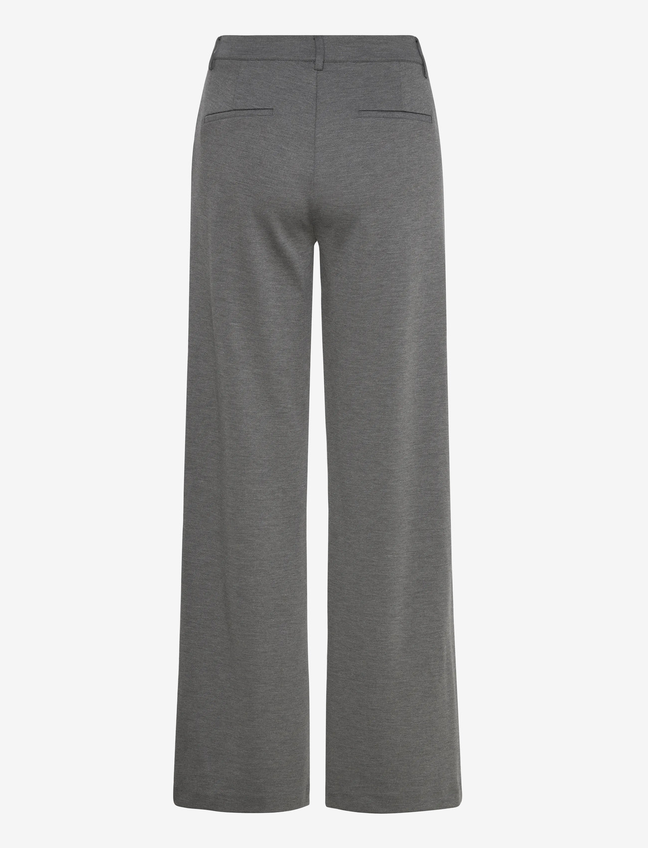 FREE/QUENT - FQNANNI-PANTS - bukser med brede ben - dark grey melange - 1