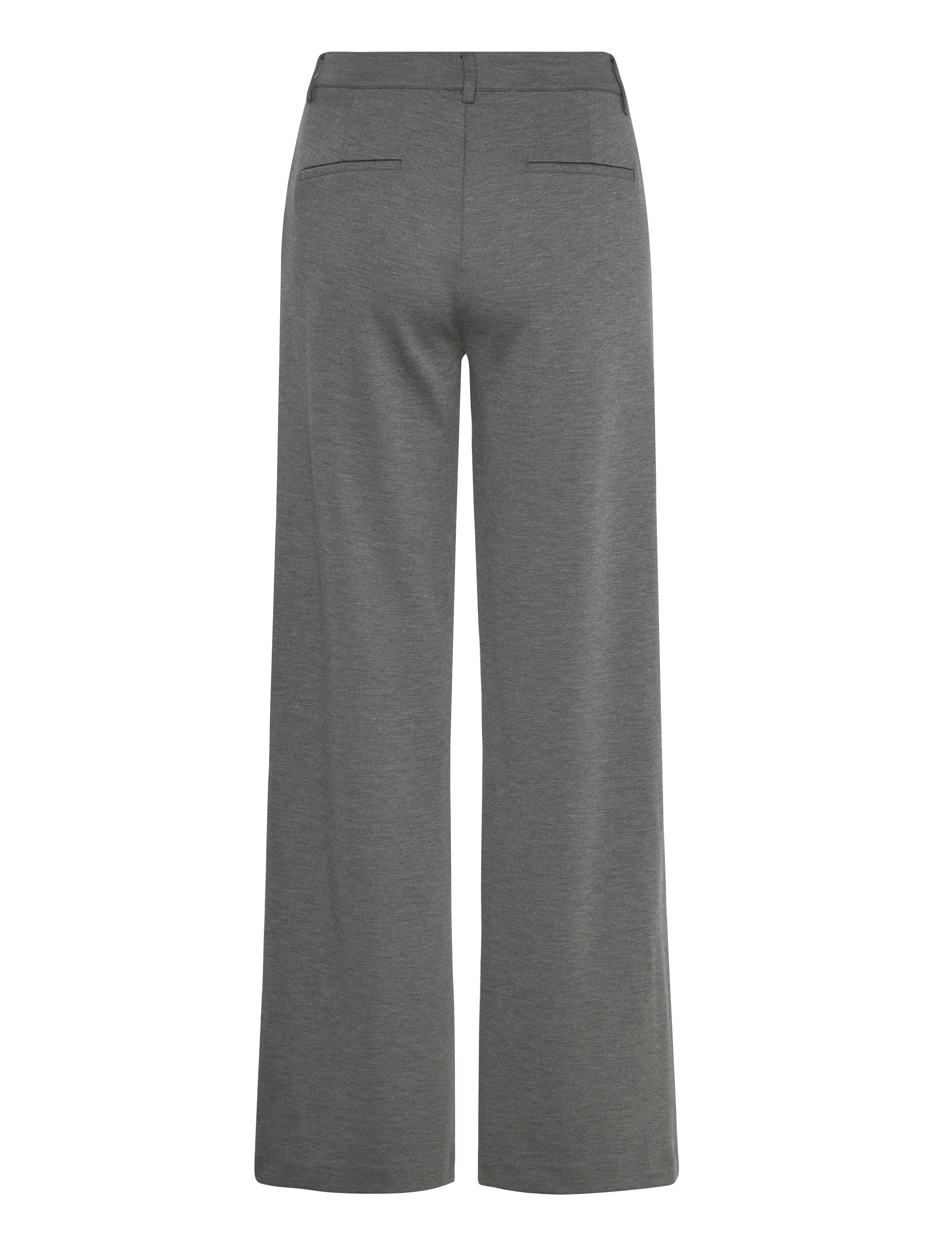 FREE/QUENT - FQNANNI-PANTS - laia säärega püksid - dark grey melange - 1