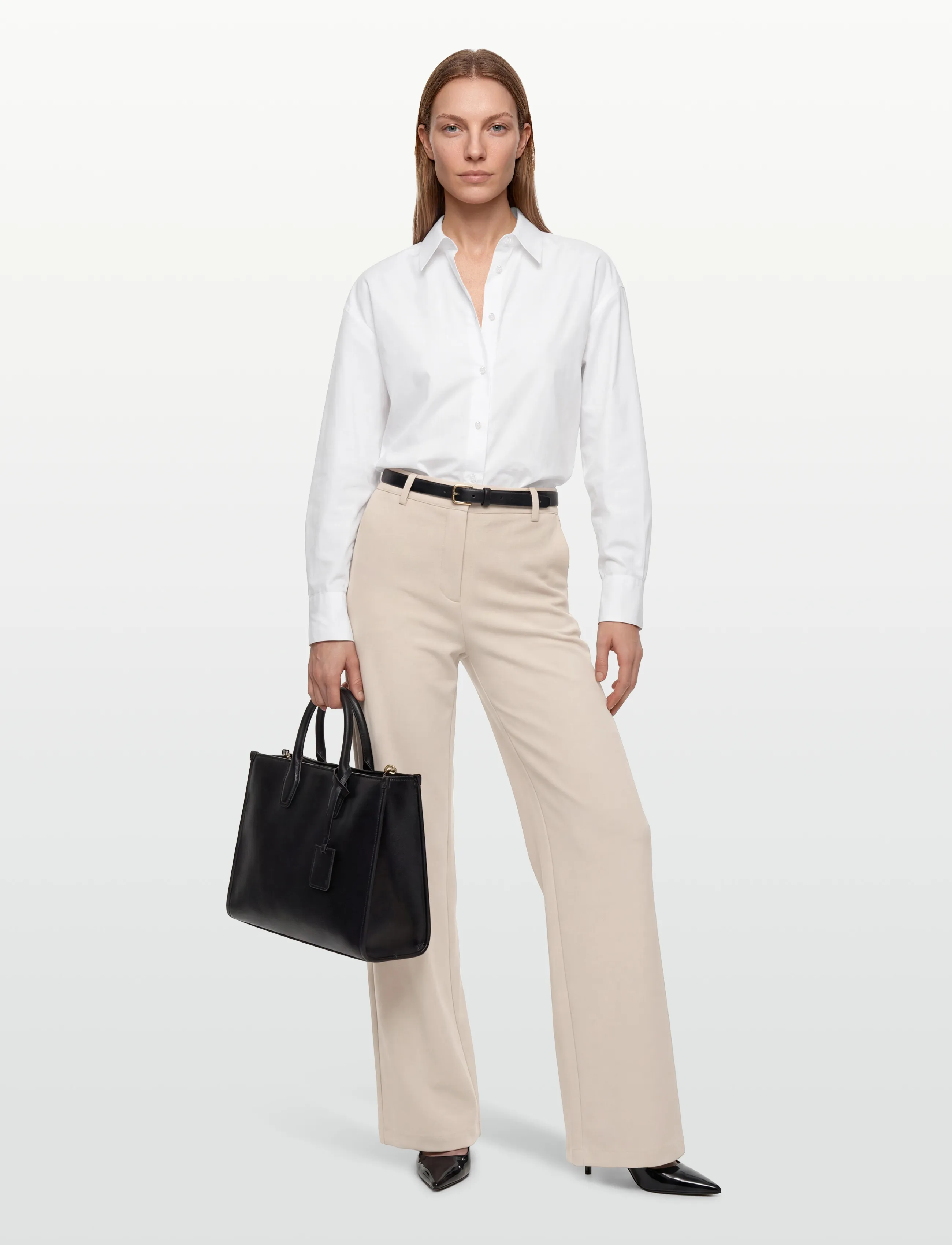 FREE/QUENT Fqnanni-Pants, Vide Bukser, Cream, Str: XL