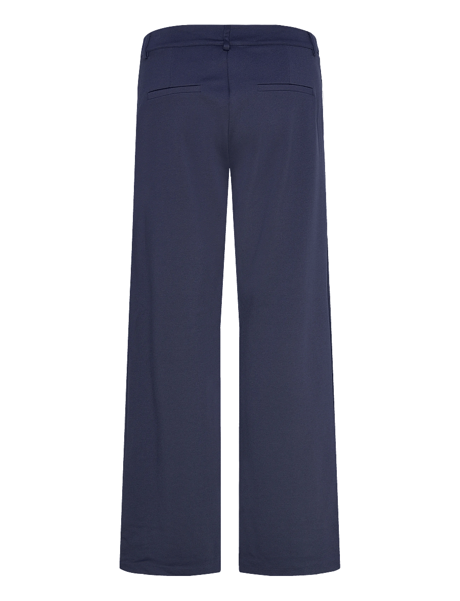 FREE/QUENT - FQNANNI-PANTS - hosen mit weitem bein - navy blazer - 2