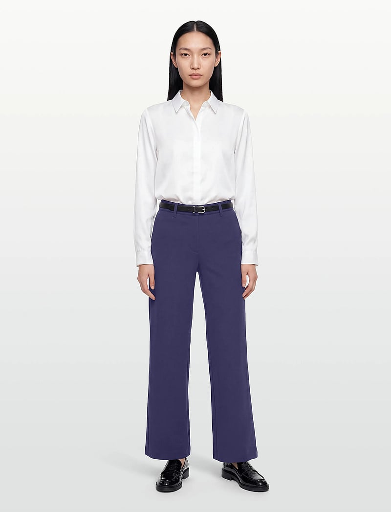 FREE/QUENT - FQNANNI-PANTS - bukser med brede ben - patriot blue - 0