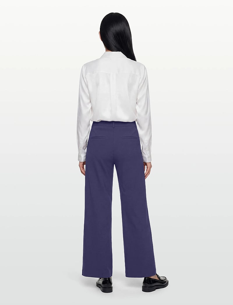 FREE/QUENT - FQNANNI-PANTS - bukser med brede ben - patriot blue - 4