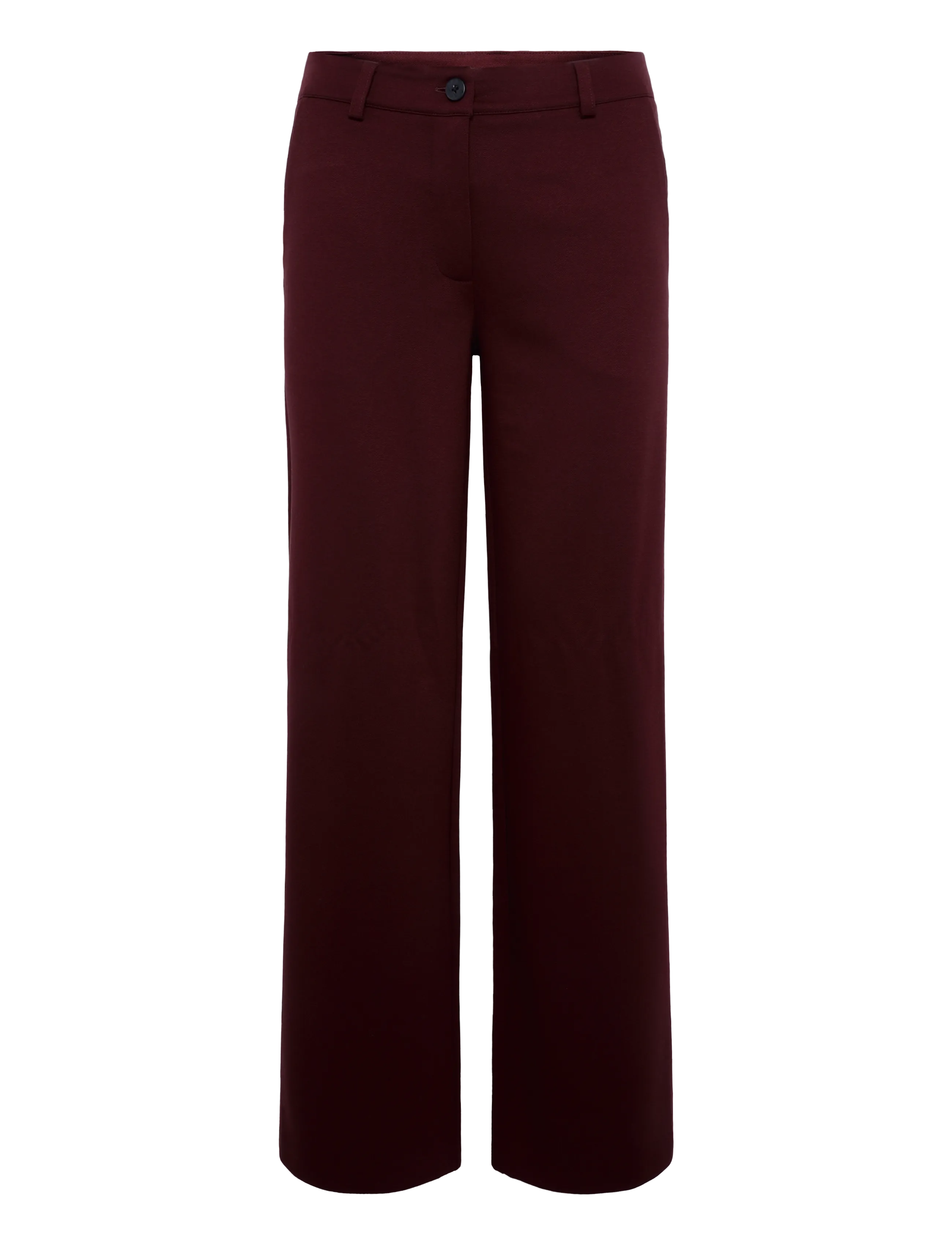 FREE/QUENT FQNANNI-PANTS - Laia säärega püksid - PORT ROYALE / burgundy