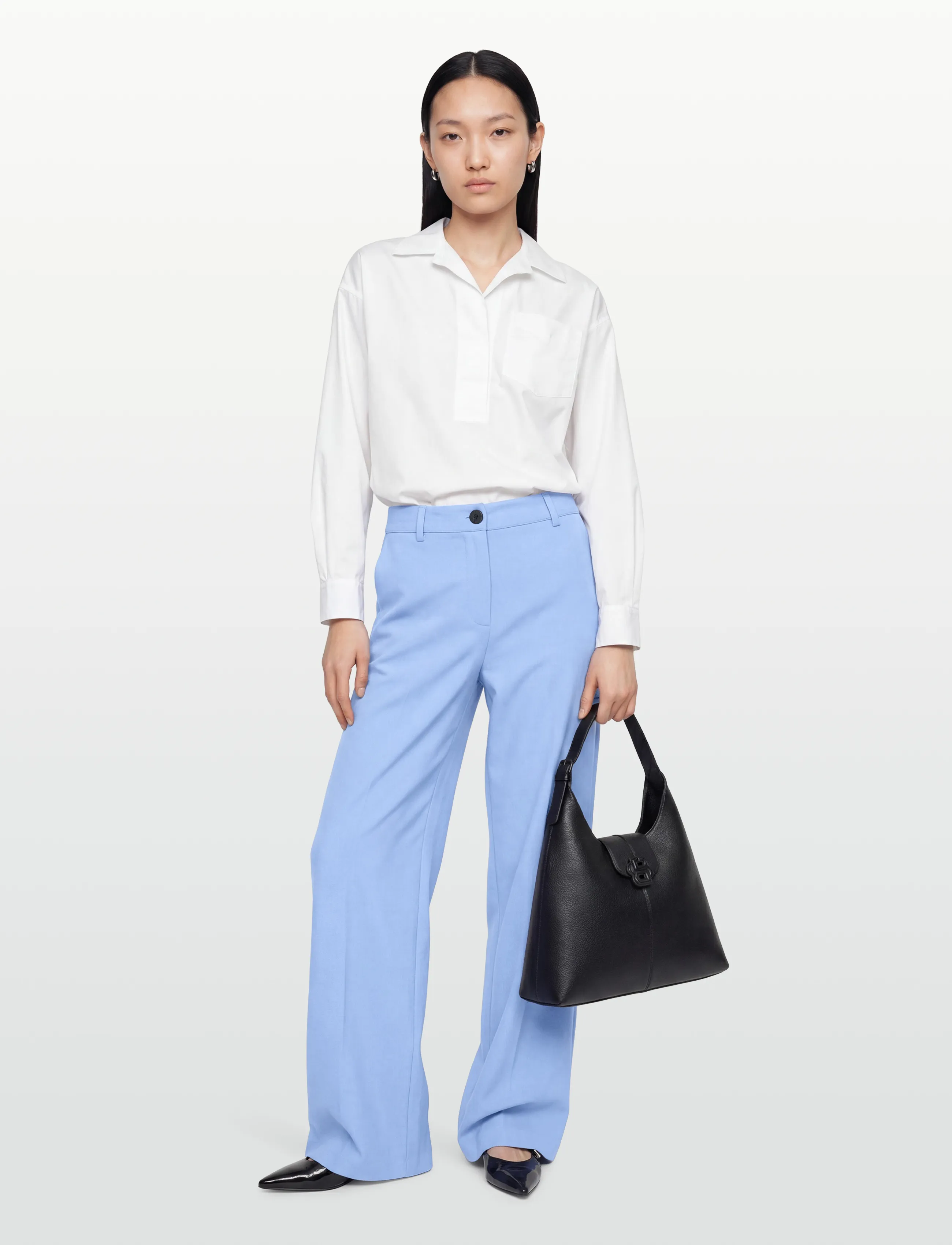 FREE/QUENT Fqnanni-Pants, S, Blue, Bukser > Jakkesætsbukser, Dame