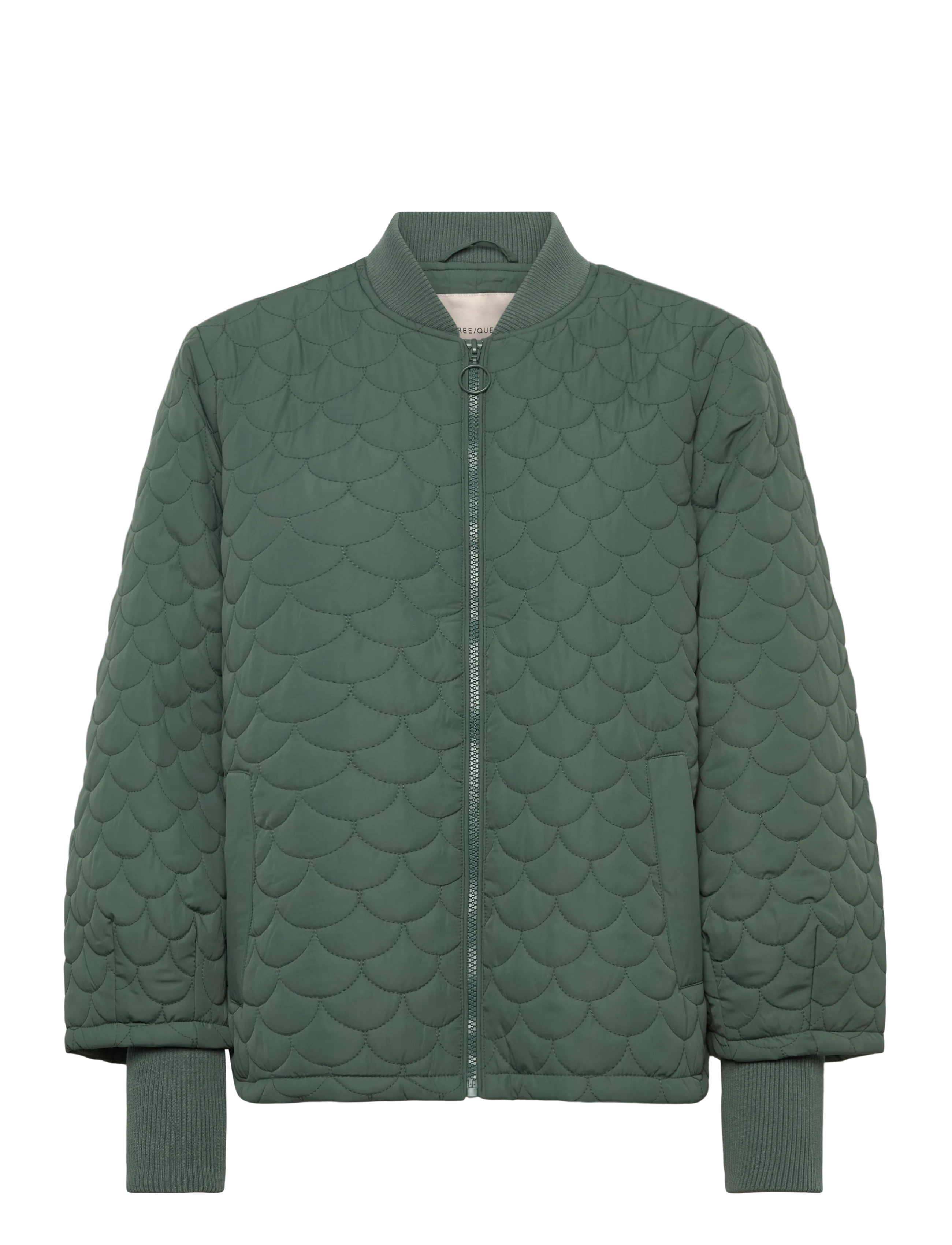 FREE/QUENT FQBINGO-JACKET - Tøj - DARK FOREST / green