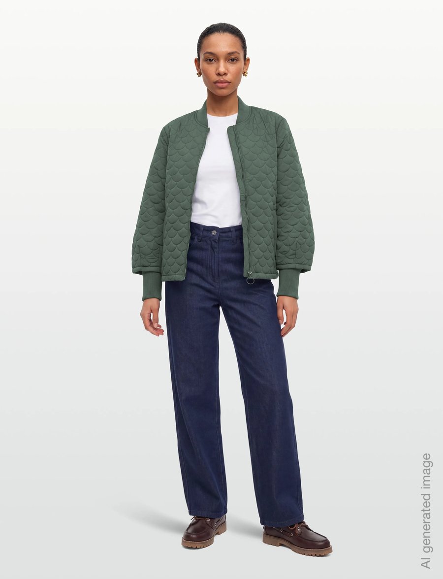 FREE/QUENT - FQBINGO-JACKET - steppjacken - dark forest - 0