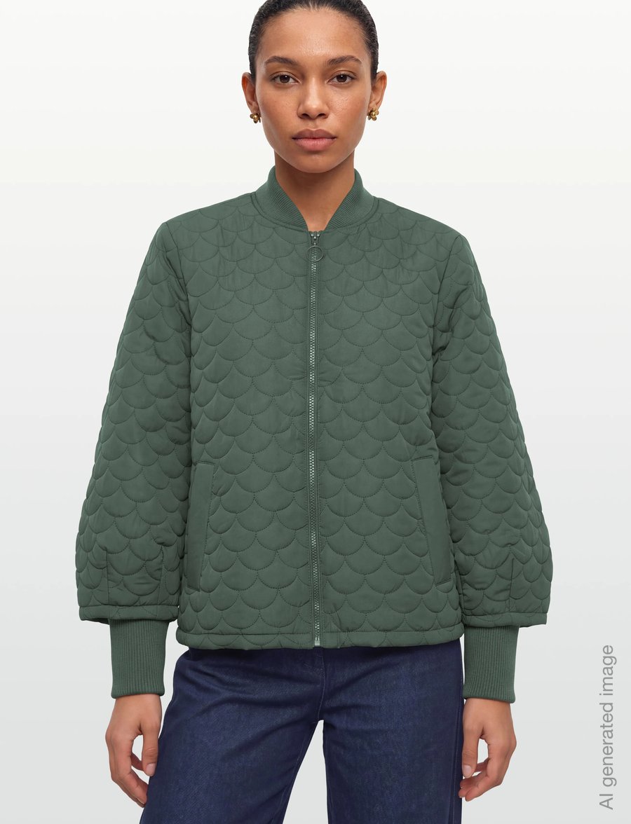 FREE/QUENT - FQBINGO-JACKET - steppjacken - dark forest - 3